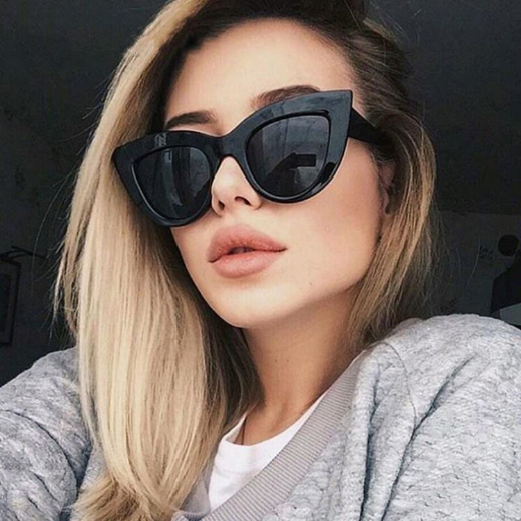 Resin Cat Eye Sonnenbrille Für Damen