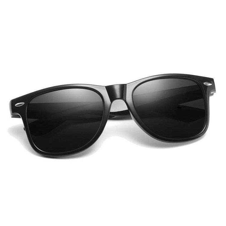 Schwarze Sonnenbrille Mit Resin Wrap Für Damen