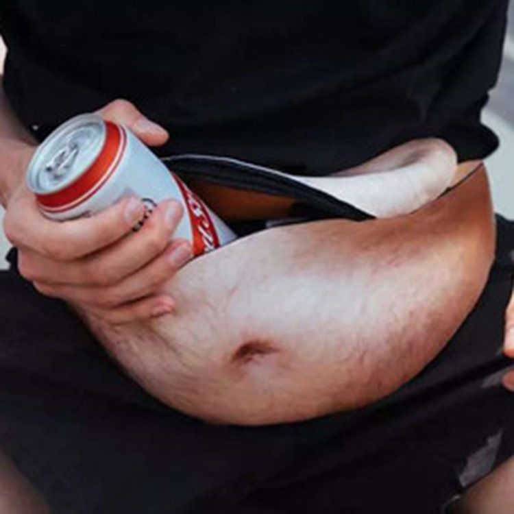 Creative Beer Belly Design Papa Hüfttasche