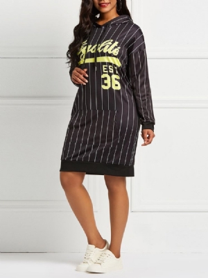 Damski Sweter Do Kolan Z Nadrukiem Ladylike Letter Dress