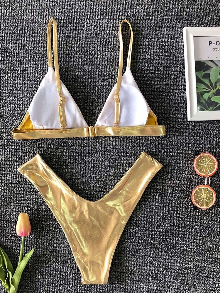 Damskie Bikini Set Plażowy Plażowy Seksowny Strój Kąpielowy