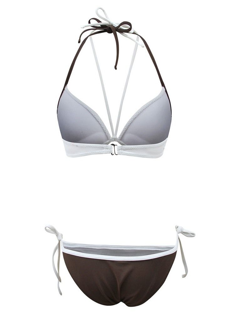 Sexy Plain Bikini Set Damskie Stroje Kąpielowe