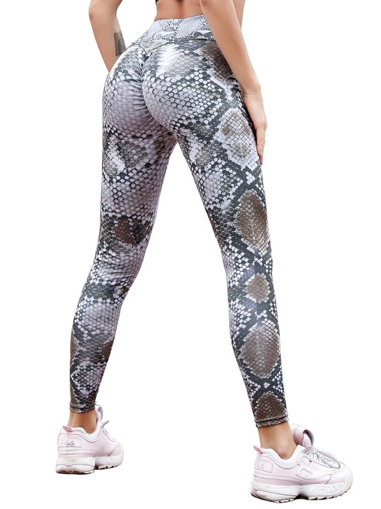 Damskie Legginsy Sportowe Anti-pot Serpentine Legginsy Sportowe Spodnie Do Jogi Legginsy Z Wysokim Stanem Tiktok