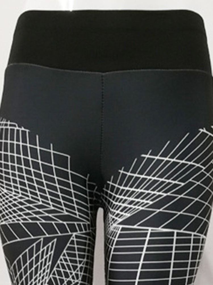 Damskie Oddychające Geometryczne Legginsy Sportowe Push Up Gym Legginsy Do Jogi Legginsy Z Wysokim Stanem Tiktok