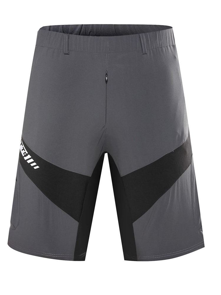 Męskie Szorty Cargo Z Nadrukiem W Kolorowe Bloki Outdoor Wear Lightweight