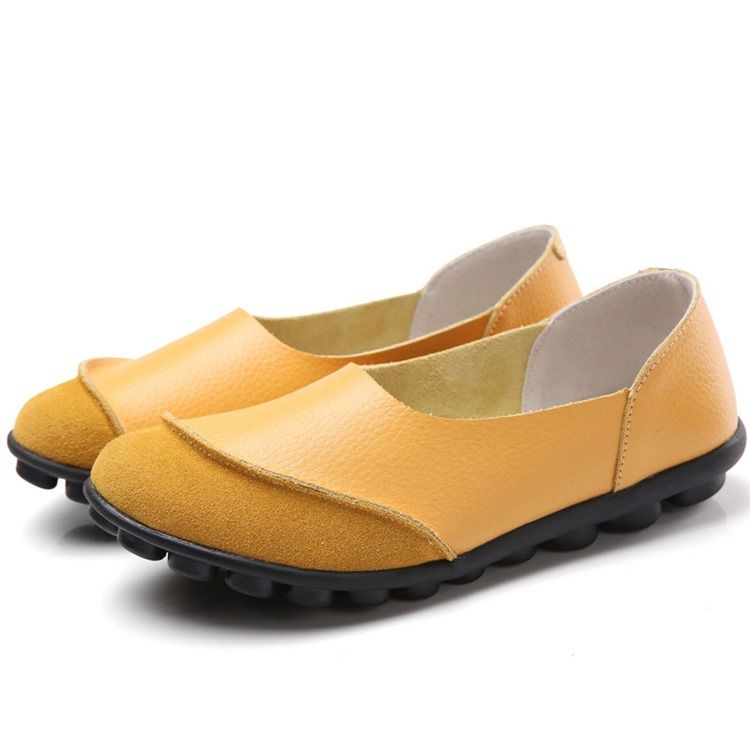 Damskie Wsuwane Okrągłe Toe Płaskie Z Niskim Obcasem (1-3 cm) Cienkie Buty