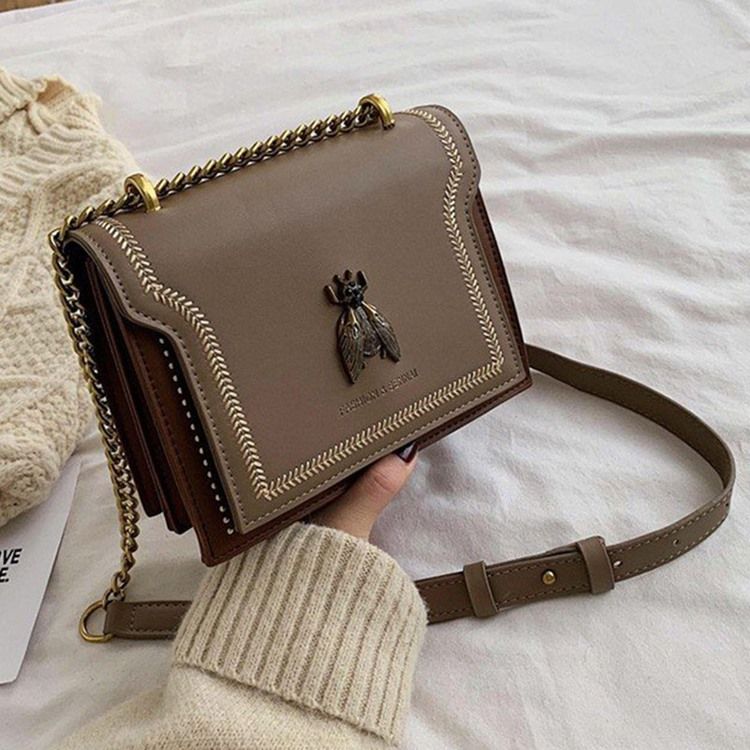 Damskie Torebki Crossbody Z Łańcuszkiem Z Pu