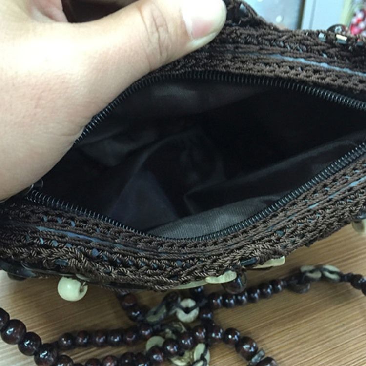 Torba Crossbody W Stylu Etnicznym W Kształcie Muszli