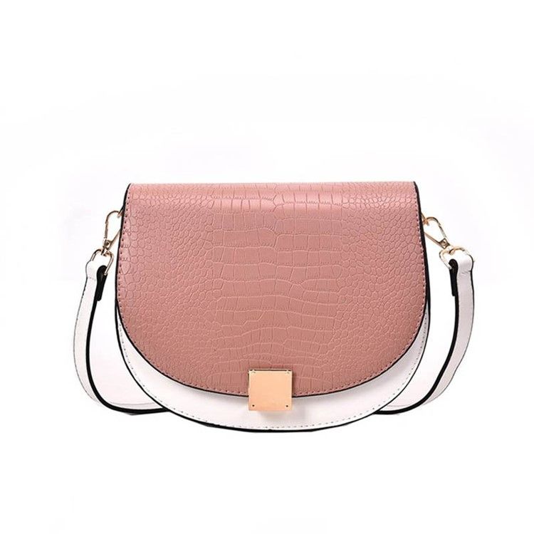 Wątek Pu Siodło Dwukolorowa Torba Crossbody