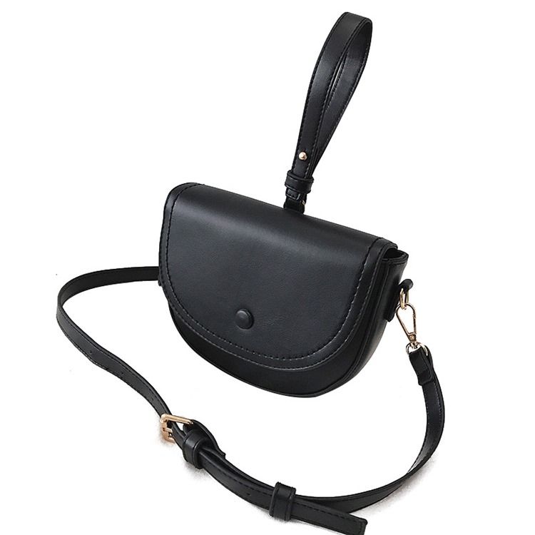 Zwykłe Pu Siodło Miękkie Torby Crossbody