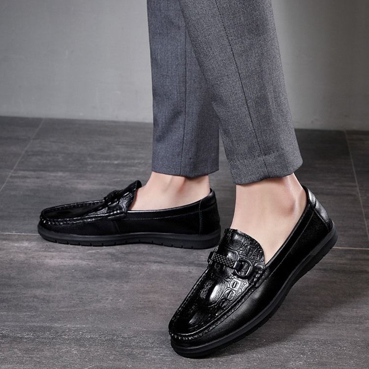 Pu Slip-on Low-cut Górne Męskie Buty Na Co Dzień