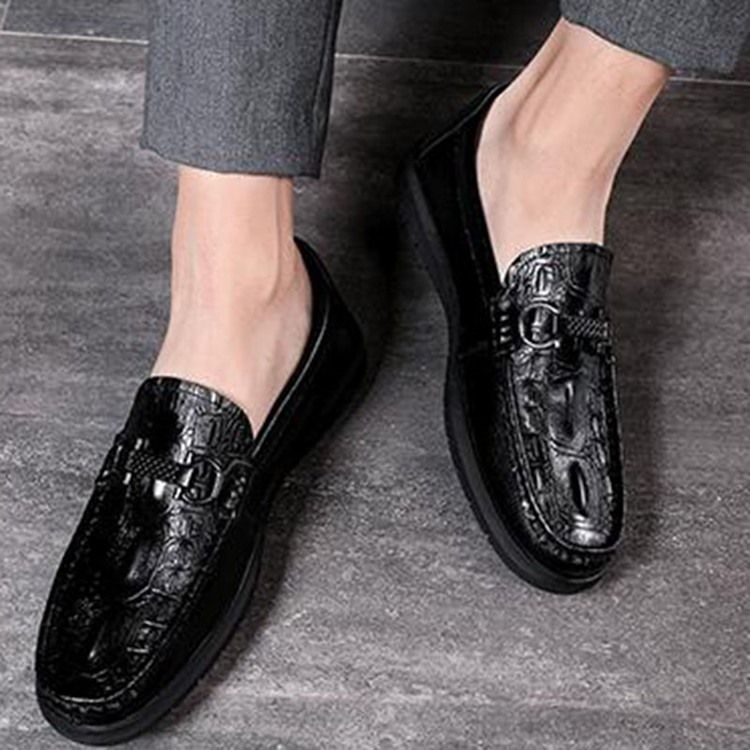 Pu Slip-on Low-cut Górne Męskie Buty Na Co Dzień